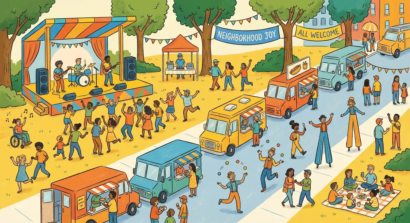 Public and free events illustration